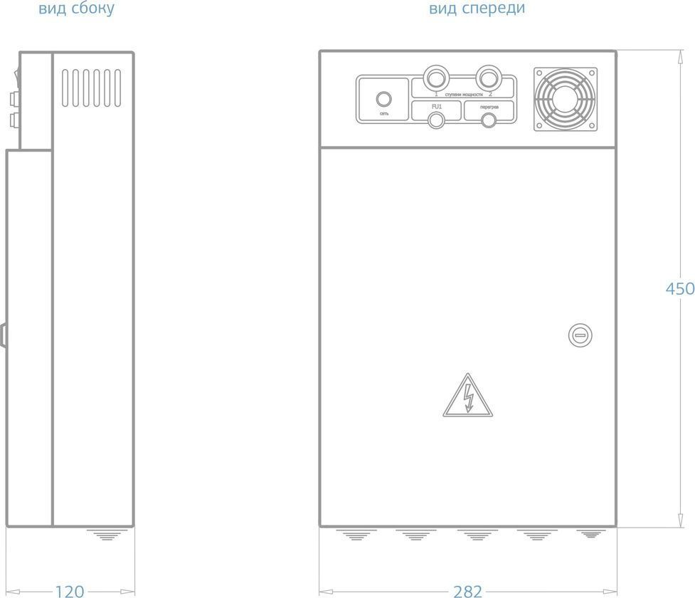 Шкаф автоматики и управления 12,5 кВт для водонагревателей