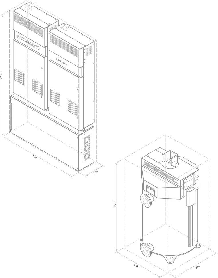 Промышленный электрокотел 800 кВт