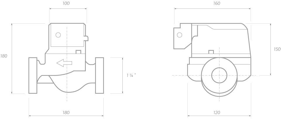 Циркуляционный насос GRS 32/6 для электрических котлов